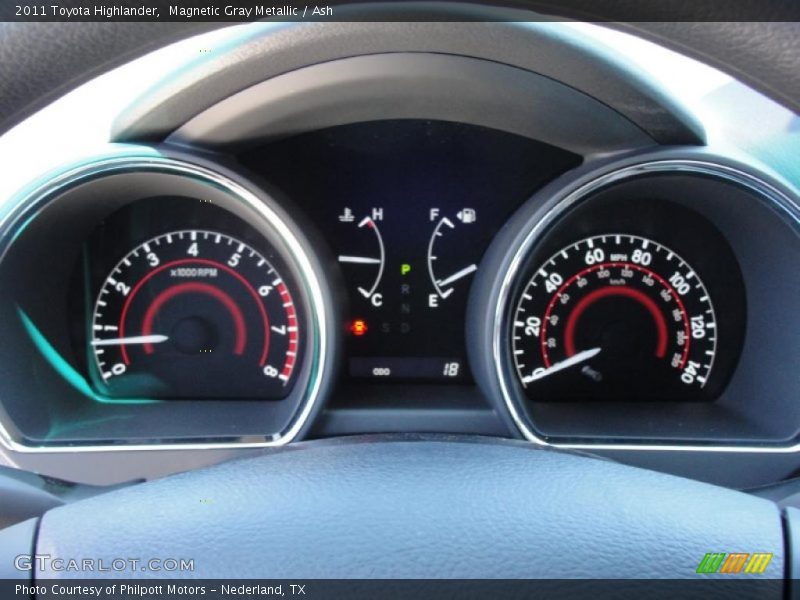  2011 Highlander   Gauges