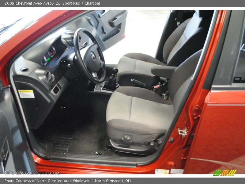 Sport Red / Charcoal 2009 Chevrolet Aveo Aveo5 LS
