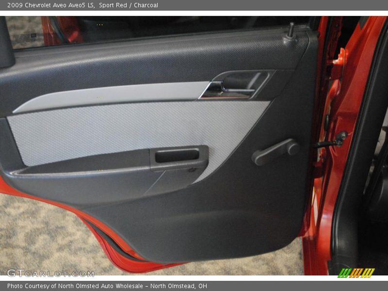 Sport Red / Charcoal 2009 Chevrolet Aveo Aveo5 LS