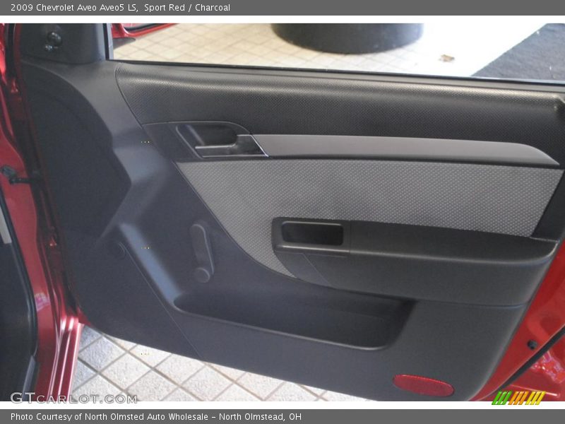 Sport Red / Charcoal 2009 Chevrolet Aveo Aveo5 LS