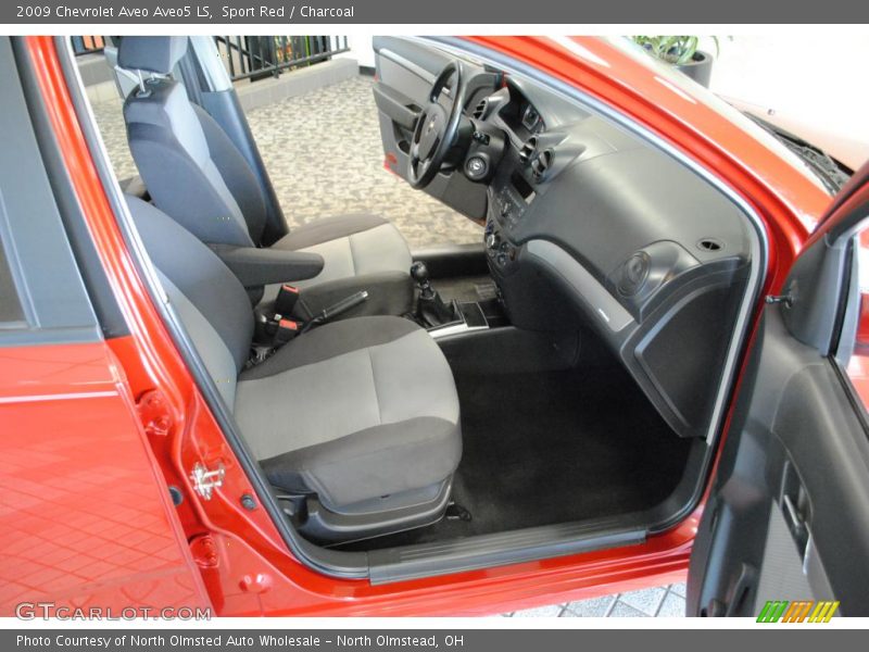 Sport Red / Charcoal 2009 Chevrolet Aveo Aveo5 LS
