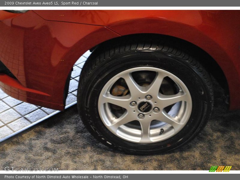 Sport Red / Charcoal 2009 Chevrolet Aveo Aveo5 LS