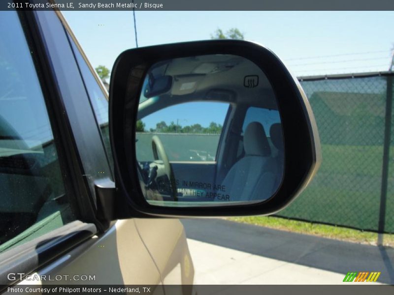 Sandy Beach Metallic / Bisque 2011 Toyota Sienna LE