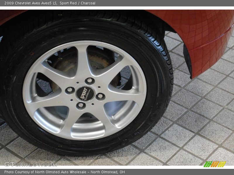 Sport Red / Charcoal 2009 Chevrolet Aveo Aveo5 LS