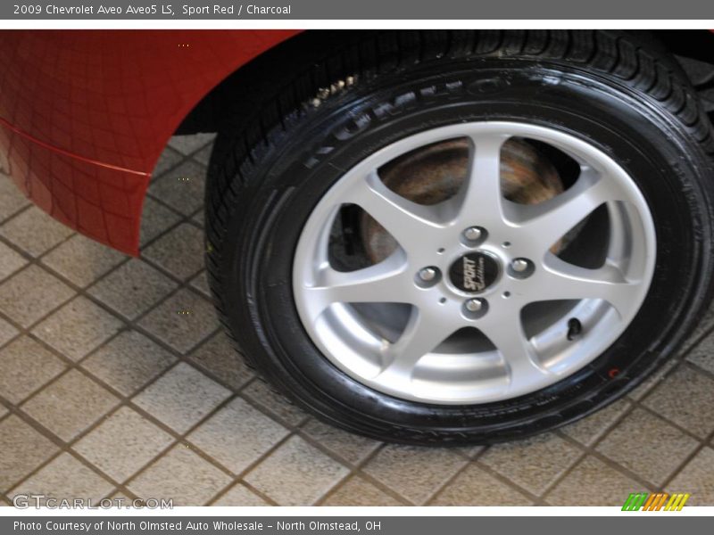 Sport Red / Charcoal 2009 Chevrolet Aveo Aveo5 LS