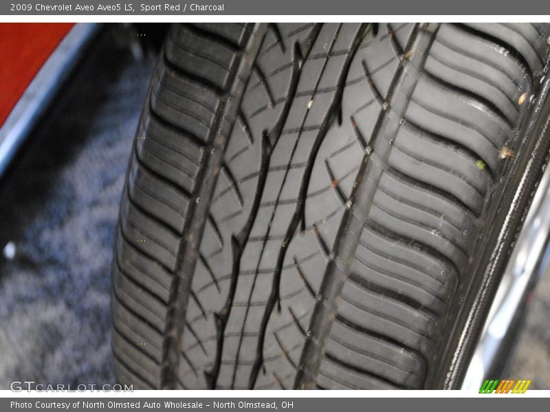 Sport Red / Charcoal 2009 Chevrolet Aveo Aveo5 LS