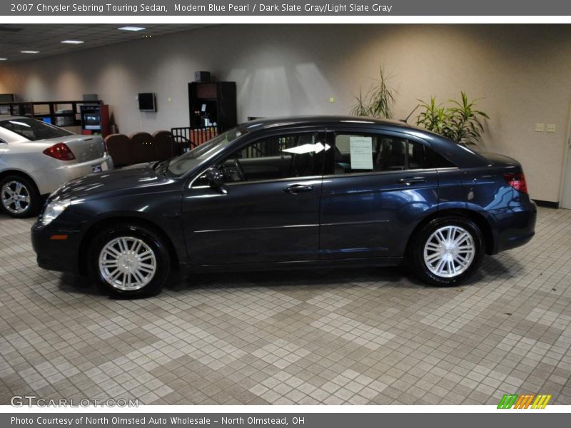 Modern Blue Pearl / Dark Slate Gray/Light Slate Gray 2007 Chrysler Sebring Touring Sedan