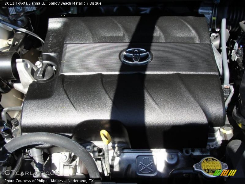 Sandy Beach Metallic / Bisque 2011 Toyota Sienna LE