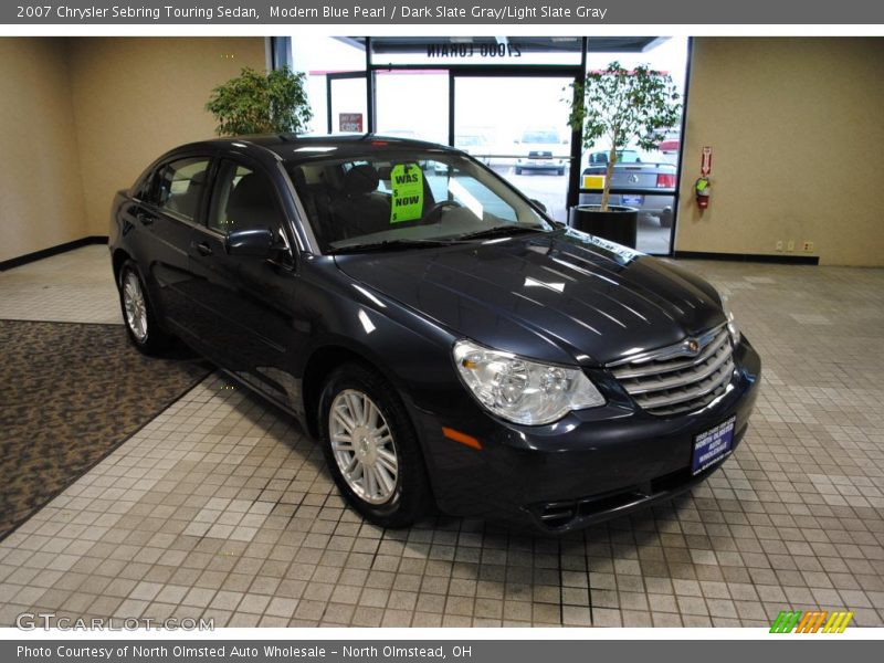 Modern Blue Pearl / Dark Slate Gray/Light Slate Gray 2007 Chrysler Sebring Touring Sedan