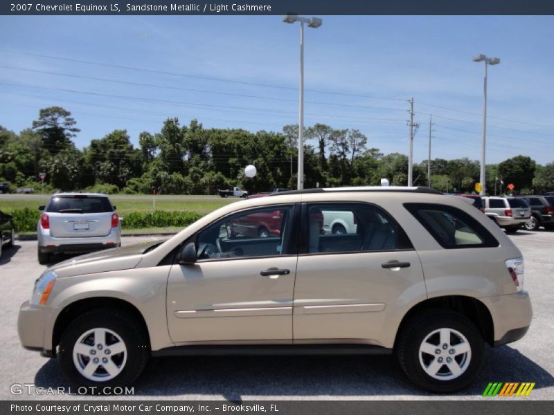 Sandstone Metallic / Light Cashmere 2007 Chevrolet Equinox LS