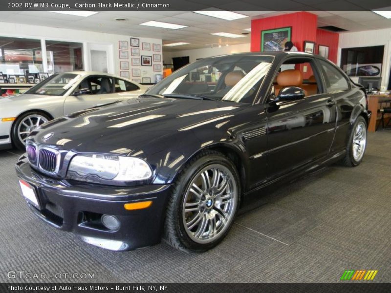 Carbon Black Metallic / Cinnamon 2002 BMW M3 Coupe