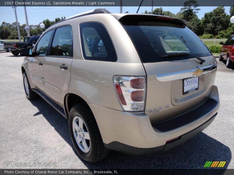 Sandstone Metallic / Light Cashmere 2007 Chevrolet Equinox LS