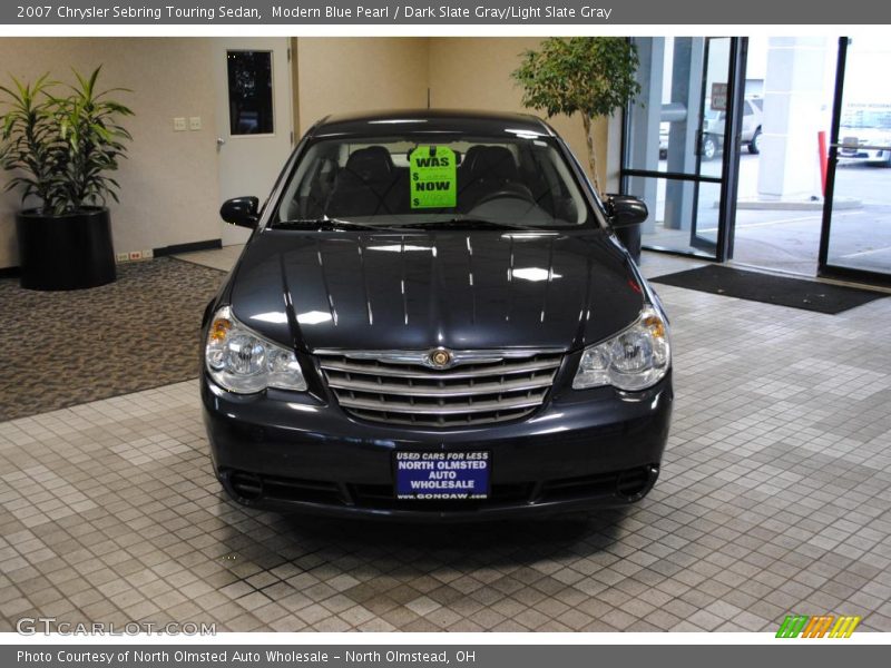 Modern Blue Pearl / Dark Slate Gray/Light Slate Gray 2007 Chrysler Sebring Touring Sedan