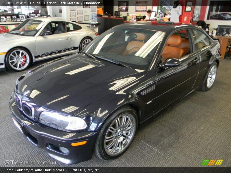 Carbon Black Metallic / Cinnamon 2002 BMW M3 Coupe