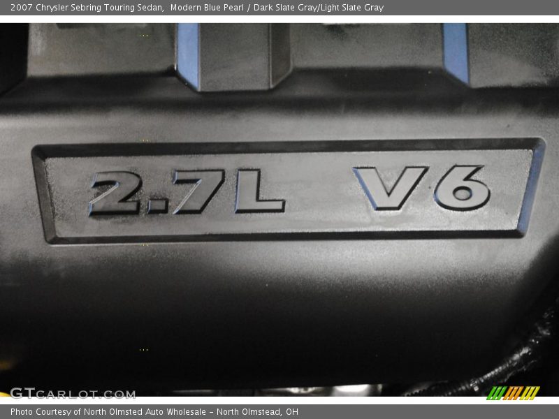 Modern Blue Pearl / Dark Slate Gray/Light Slate Gray 2007 Chrysler Sebring Touring Sedan