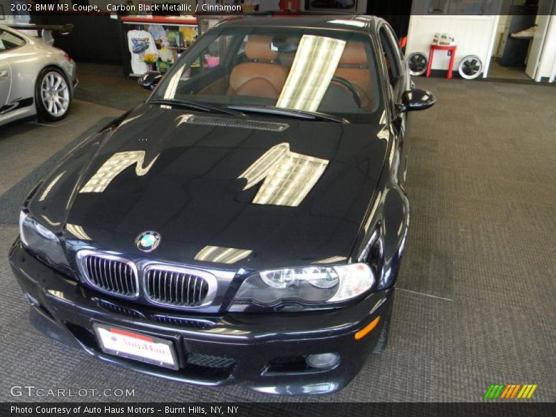Carbon Black Metallic / Cinnamon 2002 BMW M3 Coupe
