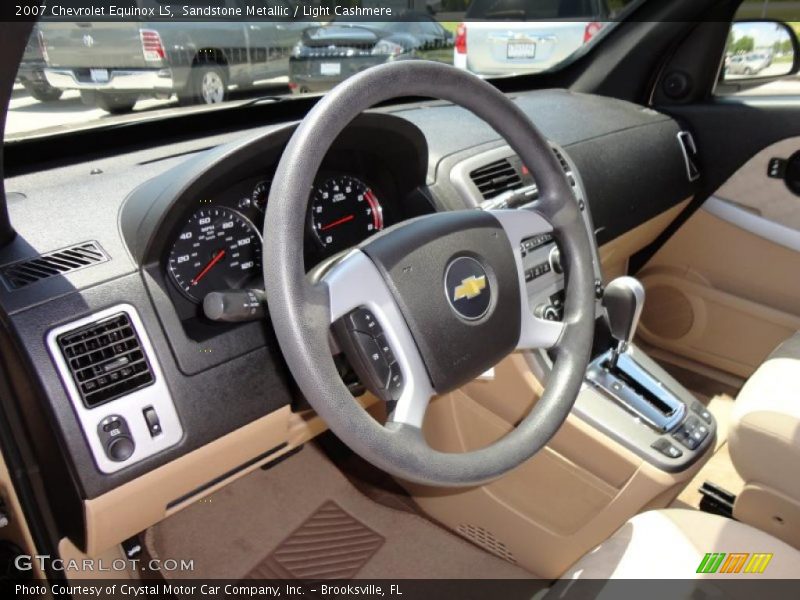 Sandstone Metallic / Light Cashmere 2007 Chevrolet Equinox LS