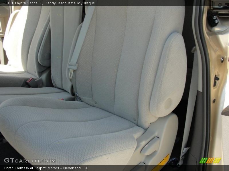 Sandy Beach Metallic / Bisque 2011 Toyota Sienna LE