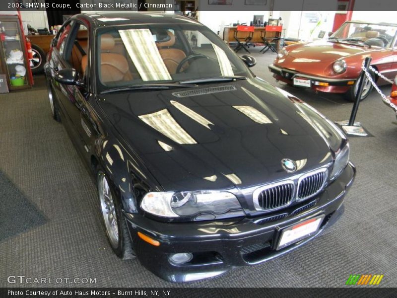 Carbon Black Metallic / Cinnamon 2002 BMW M3 Coupe