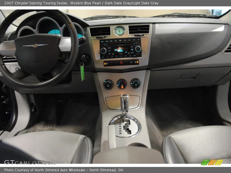 Modern Blue Pearl / Dark Slate Gray/Light Slate Gray 2007 Chrysler Sebring Touring Sedan