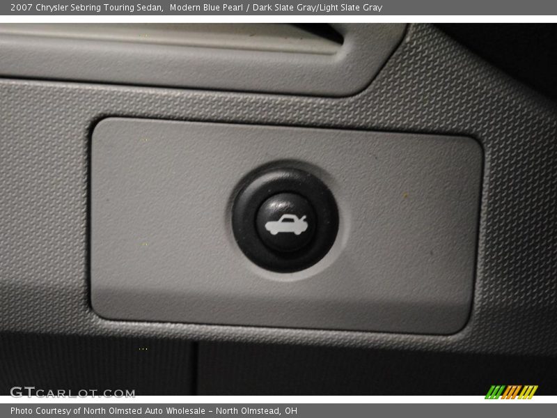 Modern Blue Pearl / Dark Slate Gray/Light Slate Gray 2007 Chrysler Sebring Touring Sedan