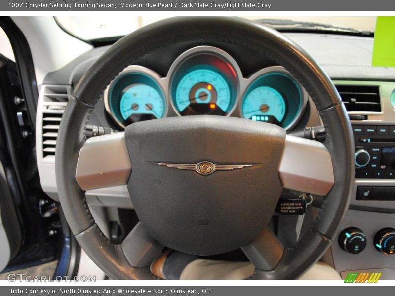 Modern Blue Pearl / Dark Slate Gray/Light Slate Gray 2007 Chrysler Sebring Touring Sedan