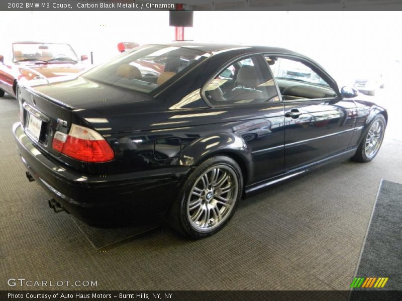 Carbon Black Metallic / Cinnamon 2002 BMW M3 Coupe