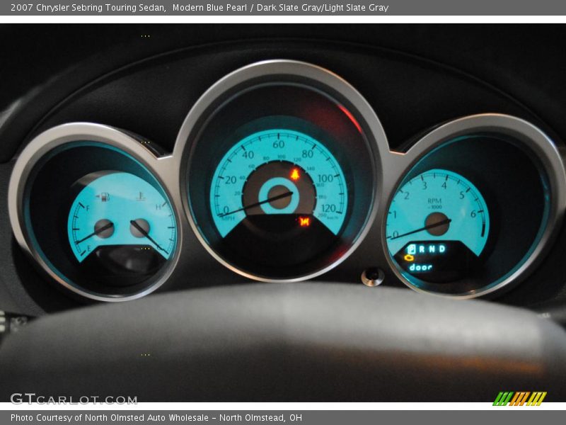 Modern Blue Pearl / Dark Slate Gray/Light Slate Gray 2007 Chrysler Sebring Touring Sedan