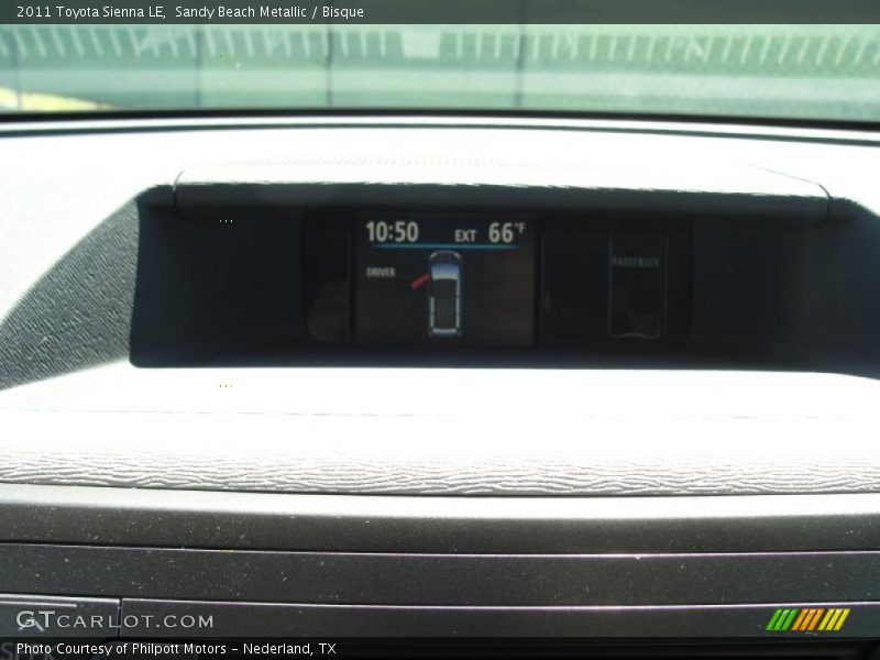 Sandy Beach Metallic / Bisque 2011 Toyota Sienna LE