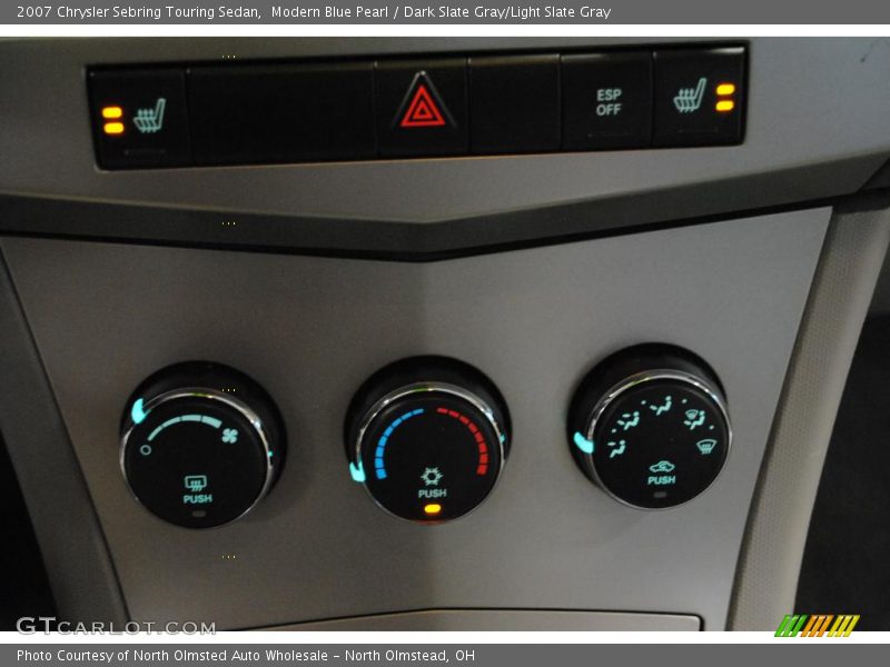 Modern Blue Pearl / Dark Slate Gray/Light Slate Gray 2007 Chrysler Sebring Touring Sedan