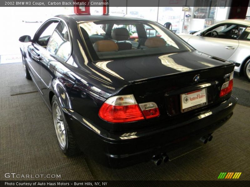 Carbon Black Metallic / Cinnamon 2002 BMW M3 Coupe