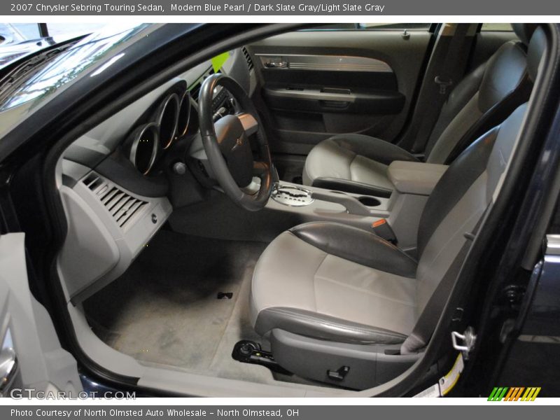Modern Blue Pearl / Dark Slate Gray/Light Slate Gray 2007 Chrysler Sebring Touring Sedan