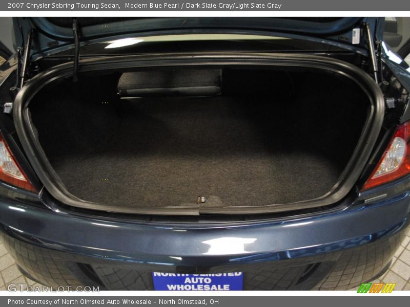 Modern Blue Pearl / Dark Slate Gray/Light Slate Gray 2007 Chrysler Sebring Touring Sedan
