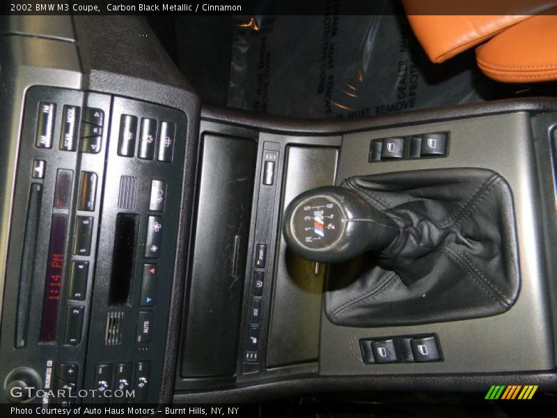 Carbon Black Metallic / Cinnamon 2002 BMW M3 Coupe