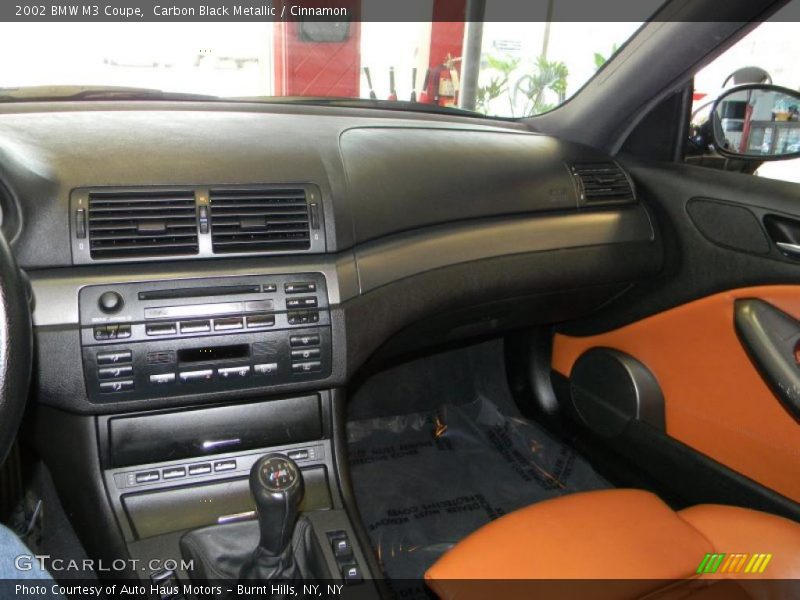 Carbon Black Metallic / Cinnamon 2002 BMW M3 Coupe