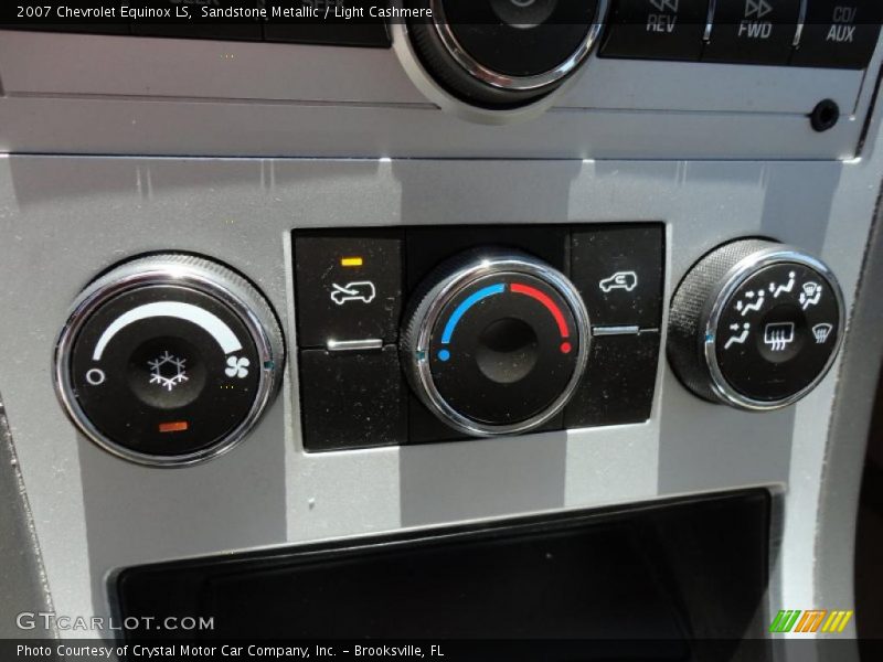 Sandstone Metallic / Light Cashmere 2007 Chevrolet Equinox LS