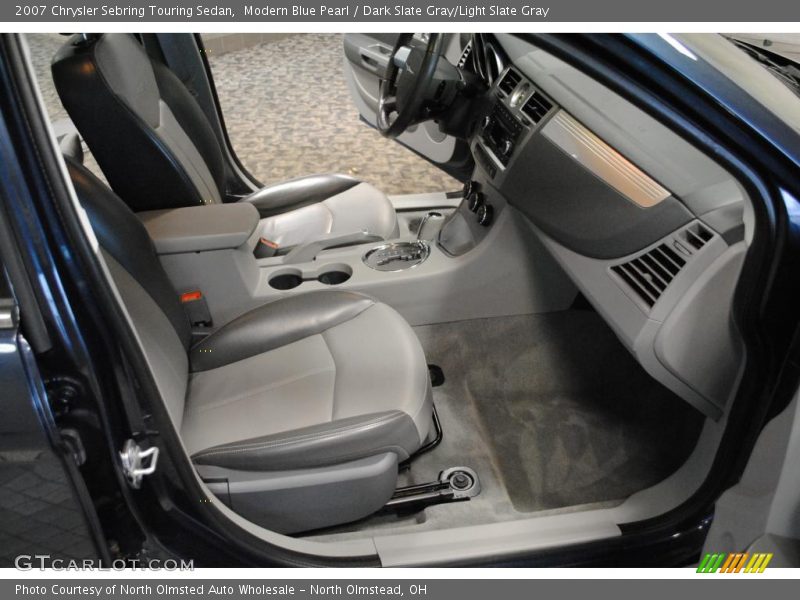 Modern Blue Pearl / Dark Slate Gray/Light Slate Gray 2007 Chrysler Sebring Touring Sedan