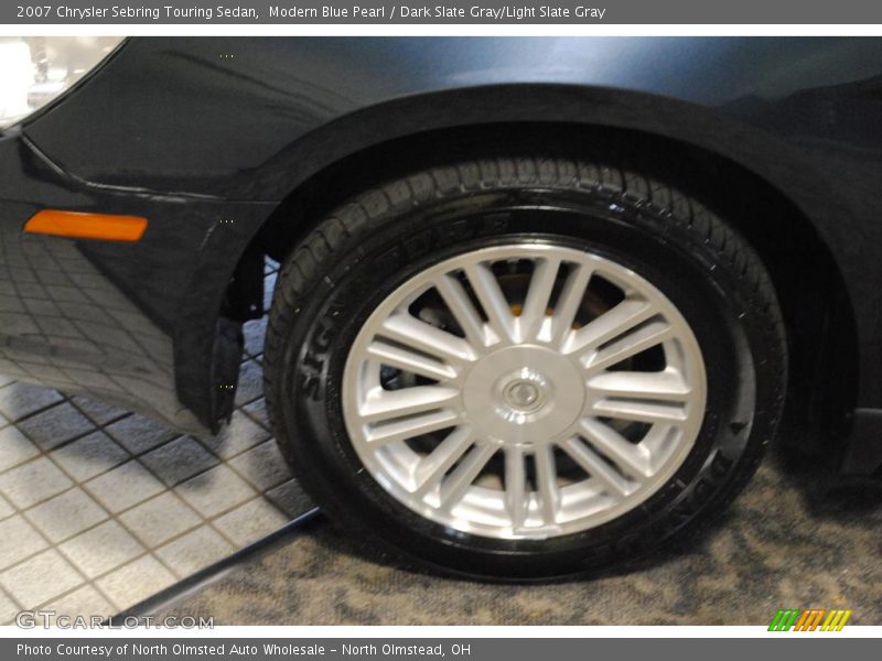 Modern Blue Pearl / Dark Slate Gray/Light Slate Gray 2007 Chrysler Sebring Touring Sedan