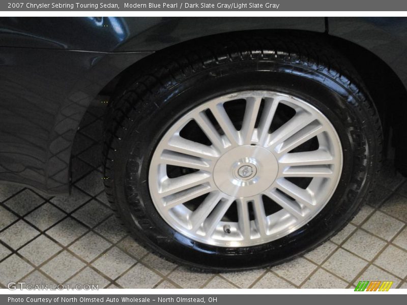 Modern Blue Pearl / Dark Slate Gray/Light Slate Gray 2007 Chrysler Sebring Touring Sedan