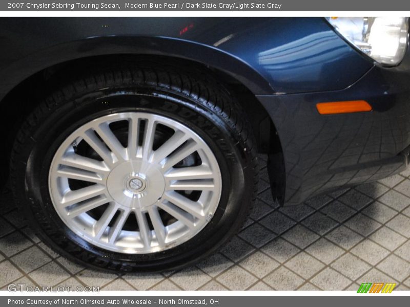 Modern Blue Pearl / Dark Slate Gray/Light Slate Gray 2007 Chrysler Sebring Touring Sedan