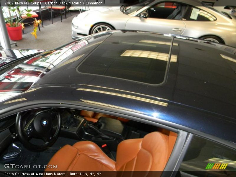 Carbon Black Metallic / Cinnamon 2002 BMW M3 Coupe