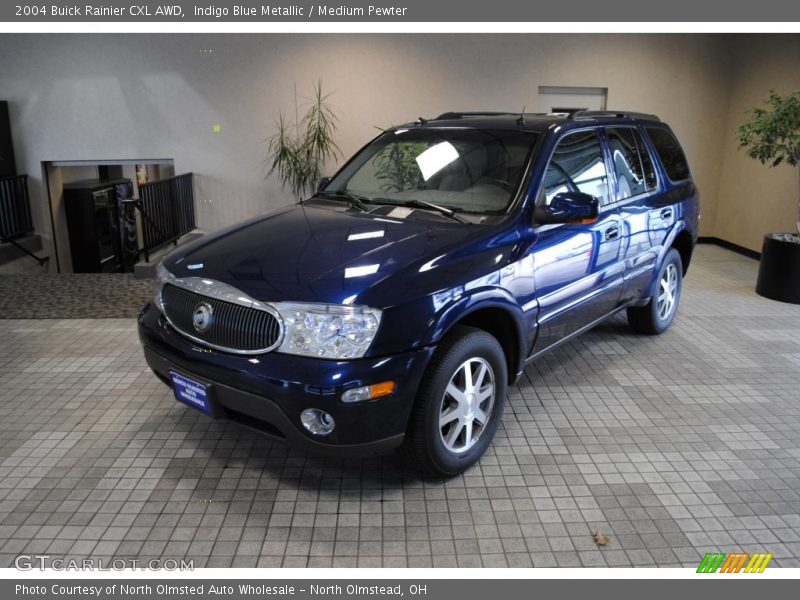 Indigo Blue Metallic / Medium Pewter 2004 Buick Rainier CXL AWD
