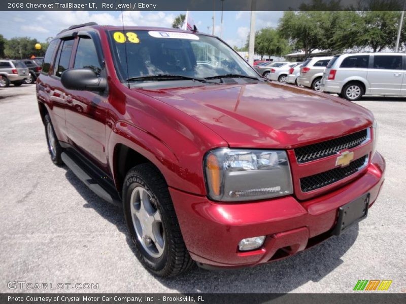 Red Jewel / Ebony 2008 Chevrolet TrailBlazer LT