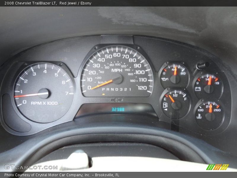 Red Jewel / Ebony 2008 Chevrolet TrailBlazer LT