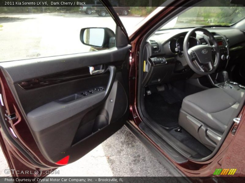 Dark Cherry / Black 2011 Kia Sorento LX V6