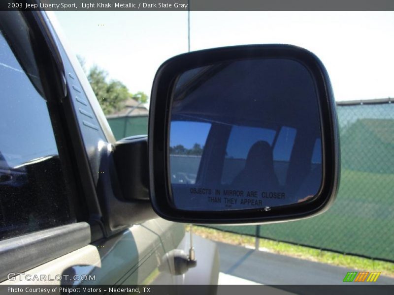 Light Khaki Metallic / Dark Slate Gray 2003 Jeep Liberty Sport