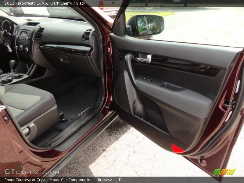Dark Cherry / Black 2011 Kia Sorento LX V6