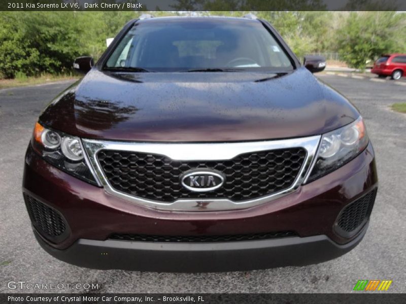 Dark Cherry / Black 2011 Kia Sorento LX V6