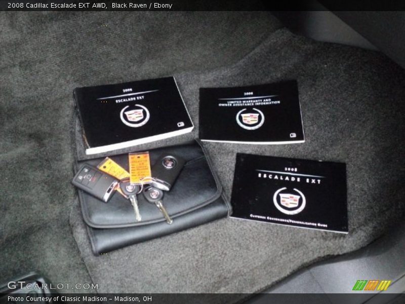 Black Raven / Ebony 2008 Cadillac Escalade EXT AWD