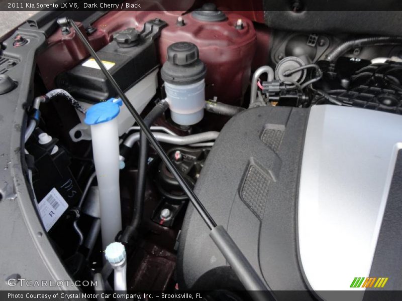 Dark Cherry / Black 2011 Kia Sorento LX V6